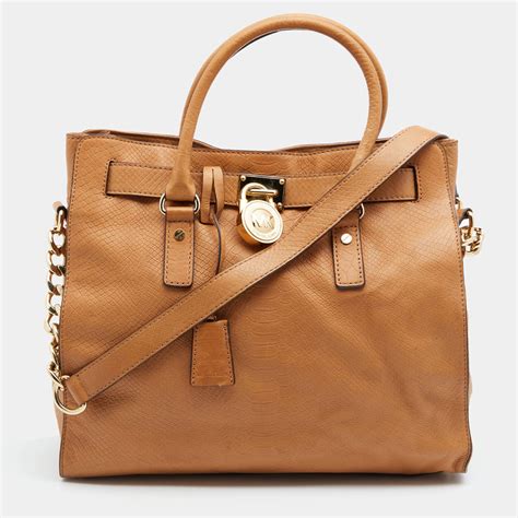 michael michael kors hamilton specchio north south tote|MICHAEL Michael Kors Hamilton North/South Tote .